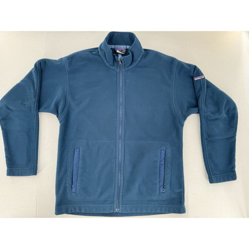 Patagonia Synchilla Mens Sz M Jacket Full Zip Fleece Blue